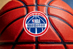 NBA联盟合作伙伴Logo - NBA红蓝相间的经典篮球标志